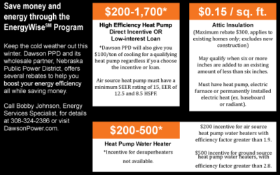 Save money and energy through the EnergyWise Program