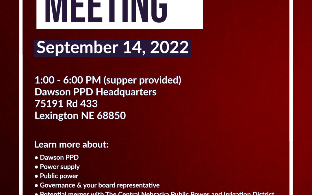 You’re invited to the Dawson PPD Customer Meeting