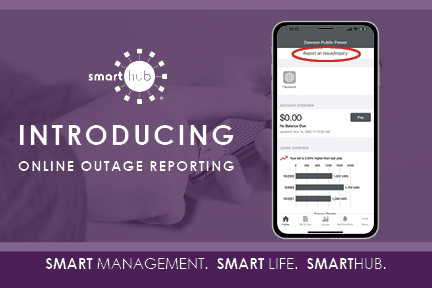 SmartHub power outage reporting