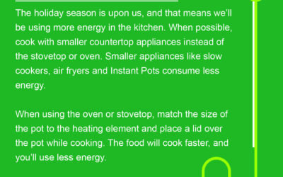 Energy efficiency tip of the month