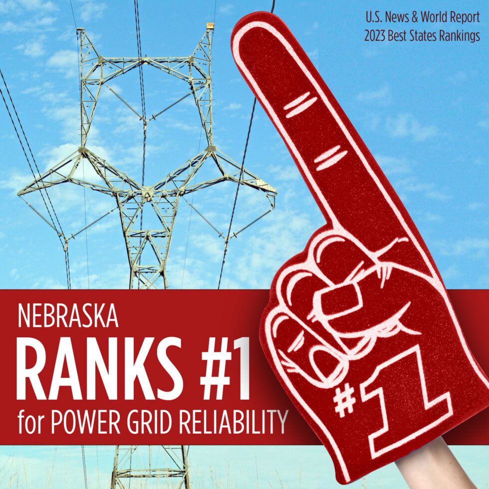 Nebraska Ranks 1 In Power Grid Reliability Dawson Public Power District