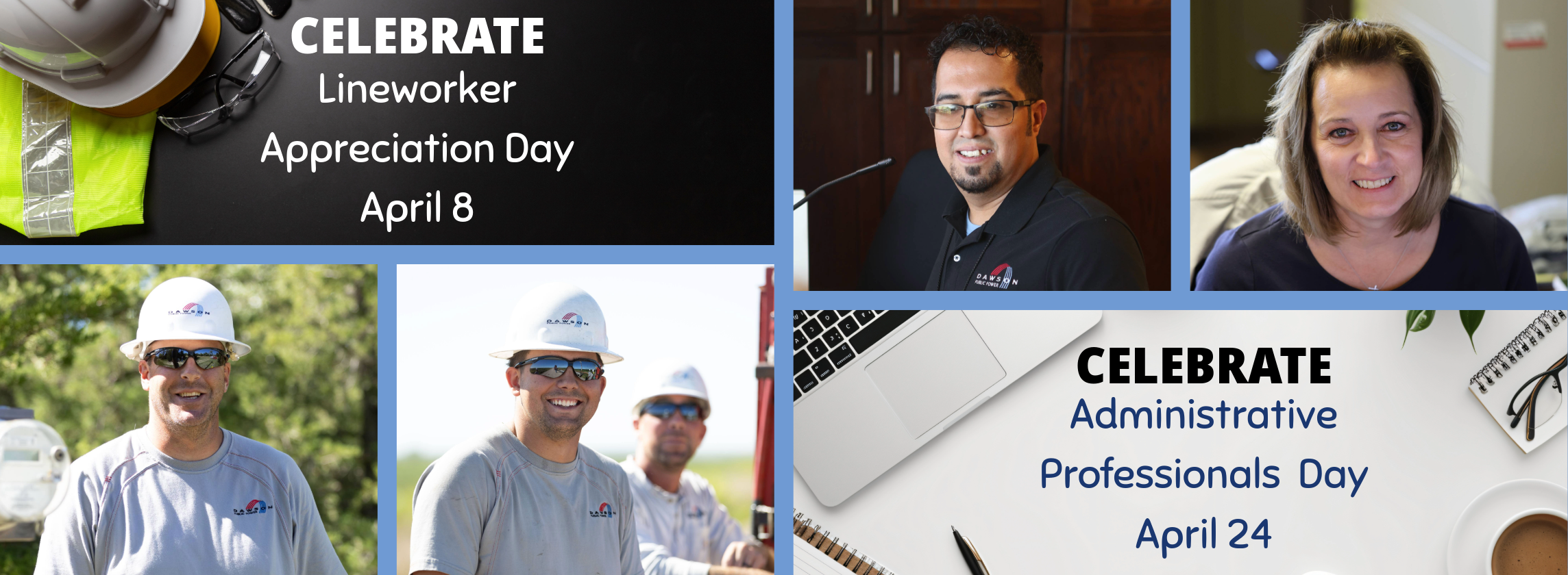 Lineworker and administrative professionals day 2024